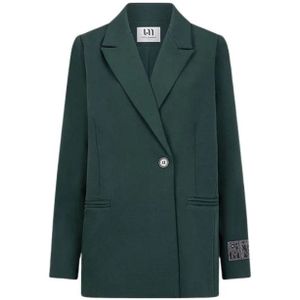 Lofty Manner, Dames, Jassen, Groen, Maat: XS Leer,