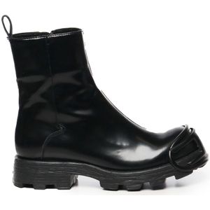 Diesel, Heren, Schoenen, Zwart, Maat: 39 EU Leer,