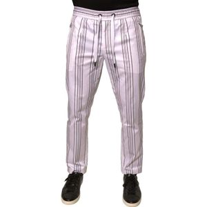 Dolce & Gabbana, Heren, Broeken, Roze, Maat: S Katoen,