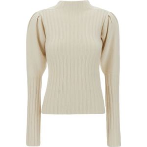 Chloé, Dames, Truien, Beige, Maat: XS Kasjmier,