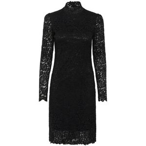 Saint Tropez, Dames, Jurken, Zwart, Maat: M Katoen,