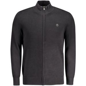 Timberlandvoor mannen. TB0A2BMZX651 Williams Zip Pullover zwart (L), Casual, Biologisch katoen, Duurzaam