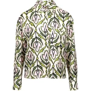 Weekend Max Mara, Dames, Blouses & Shirts, Veelkleurig, Maat: XL Zijde,