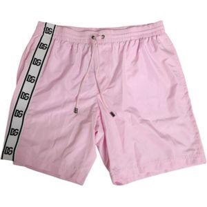 Dolce & Gabbana, Heren, Badkleding, Roze, Maat: M Nylon,