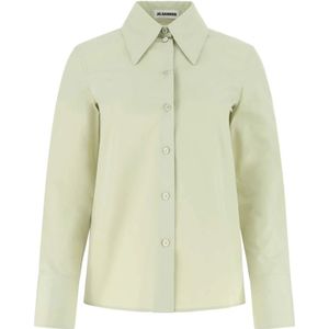 Jil Sander, Dames, Jassen, Groen, Maat: S Katoen,