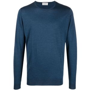 John Smedley, Heren, Truien, Blauw, Maat: L Wol,