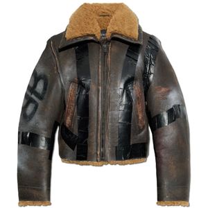 Balenciaga, Dames, Jassen, Bruin, Maat: S Katoen,