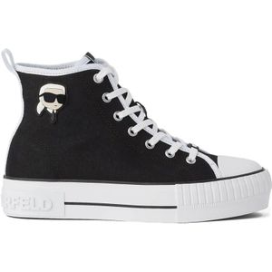 Karl Lagerfeld, Dames, Schoenen, Zwart, Maat: 36 EU Katoen,