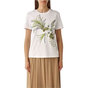 Max Mara, Dames, Tops, Wit, Maat: XS Katoen,