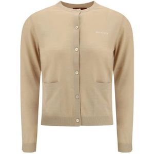 Gucci, Dames, Truien, Beige, Maat: M Kasjmier,