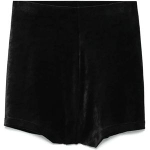 Rick Owens, Dames, Korte broeken, Zwart, Maat: XS
