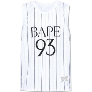 A Bathing Ape, Heren, Tops, Wit, Maat: 2XL Katoen,