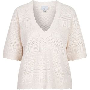 Dante 6, Dames, Truien, Beige, Maat: XS Katoen,