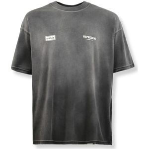 Represent, Heren, Tops, Grijs, Maat: L