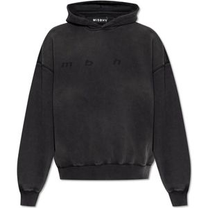 Misbhv, Heren, Sweatshirts & Hoodies, Zwart, Maat: XS Katoen,