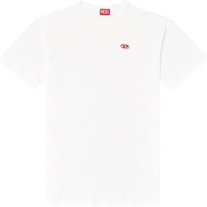 Diesel, Heren, Tops, Wit, Maat: L Katoen,