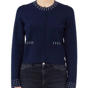 Liu Jo, Dames, Truien, Blauw, Maat: M