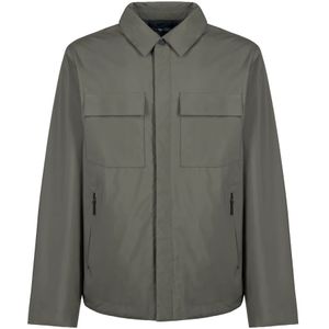 People of Shibuya, Heren, Overhemden, Groen, Maat: XL Leer,