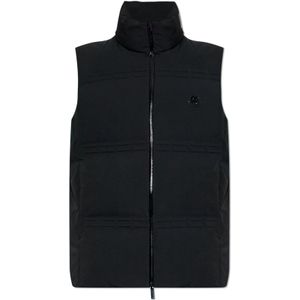 Moncler, Heren, Jassen, Zwart, Maat: S Polyamide,