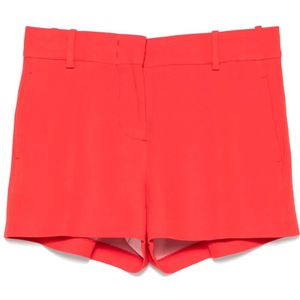 Ermanno Scervino, Dames, Korte broeken, Rood, Maat: S Denim,
