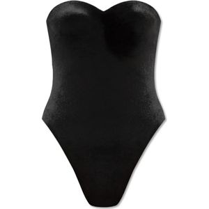 Balenciaga, Dames, Badkleding, Zwart, Maat: L Zijde,