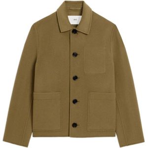 Ami Paris, Heren, Jassen, Bruin, Maat: S