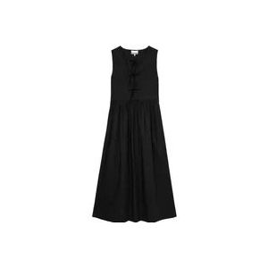 Ganni Maxi Jurken , Black , Dames , Maat: M