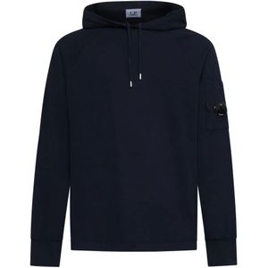C.p. Company, Heren, Sweatshirts & Hoodies, Blauw, Maat: S Fleece,