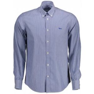 Harmont & Blaine, Heren, Overhemden, Blauw, Maat: 2XL Katoen,