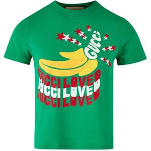 Gucci, Dames, Tops, Groen, Maat: XS Katoen,