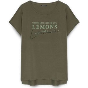 Fiorella Rubino, Dames, Tops, Groen, Maat: XS Katoen,