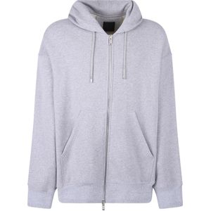 Givenchy, Heren, Sweatshirts & Hoodies, Grijs, Maat: S Katoen,