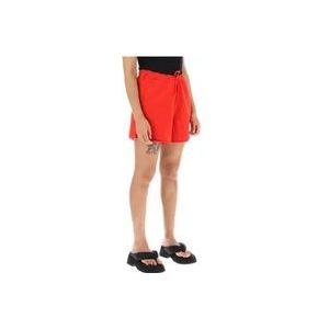 Ganni Short Shorts , Red , Dames , Maat: XS