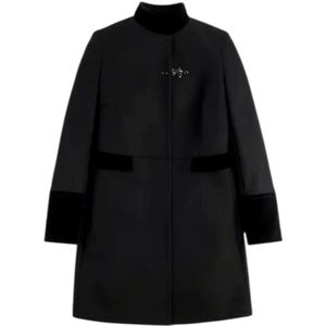 Fay, Dames, Mantels, Zwart, Maat: L Katoen,