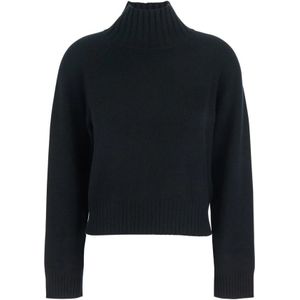 Allude, Dames, Truien, Zwart, Maat: M Kasjmier,