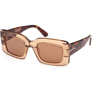 Tom Ford, Dames, Accessoires, Bruin, Maat: 50 MM