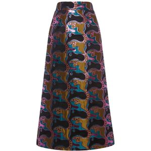 La DoubleJ, Dames, Rokken, Veelkleurig, Maat: M