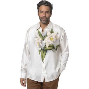 Pierre-Louis Mascia, Heren, Overhemden, Veelkleurig, Maat: L Satijn,