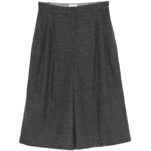 Bellerose, Dames, Korte broeken, Grijs, Maat: 4XS Wol,