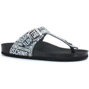 Love Moschino, Dames, Schoenen, Zwart, Maat: 37 EU Leer,