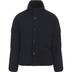 Giorgio Armani, Heren, Jassen, Blauw, Maat: XL Wol,