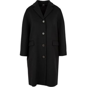 Aspesi, Dames, Mantels, Zwart, Maat: L