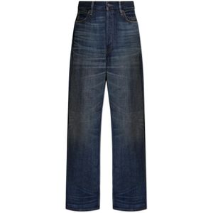 Acne Studios, Heren, Jeans, Blauw, Maat: 2XL Katoen,
