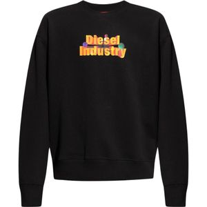 Diesel - 92-0ieax - Sweatshirt - Zwart - Katoen
