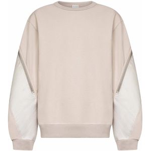 Dries Van Noten, Heren, Sweatshirts & Hoodies, Beige, Maat: S Nylon,