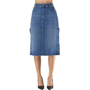Stella McCartney, Dames, Rokken, Blauw, Maat: L Denim,