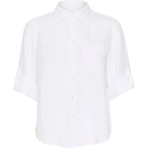 Part Two, Dames, Blouses & Shirts, Wit, Maat: M Linnen,