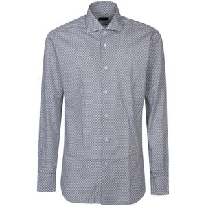 Barba Napoli, Heren, Overhemden, Veelkleurig, Maat: M Katoen,