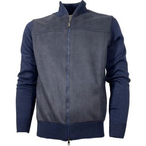 Cashmere Company, Heren, Truien, Blauw, Maat: M Wol,