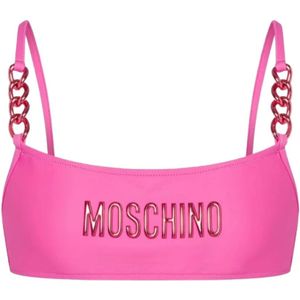 Moschino, Dames, Badkleding, Roze, Maat: XL Polyamide,